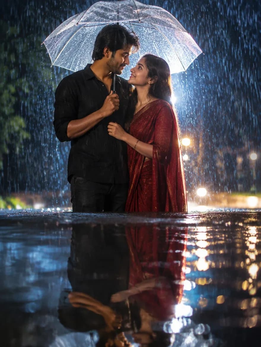 Heavy Rain Umbrella Duo