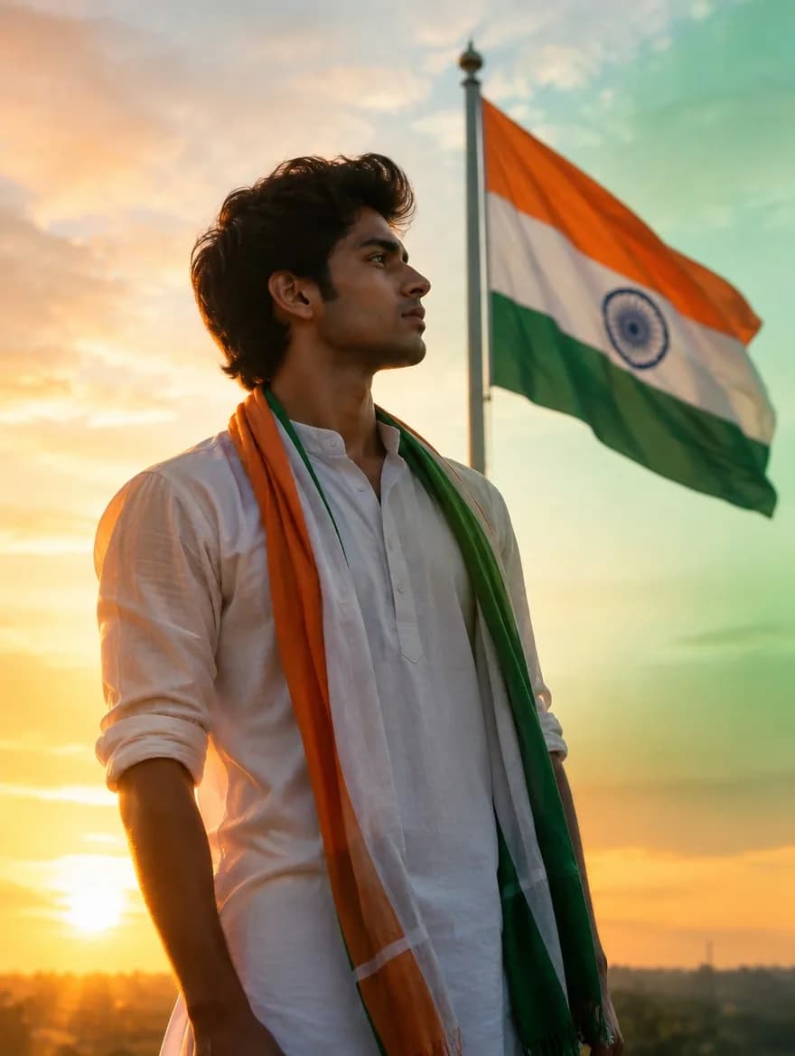 Tricolor Independence Dawn