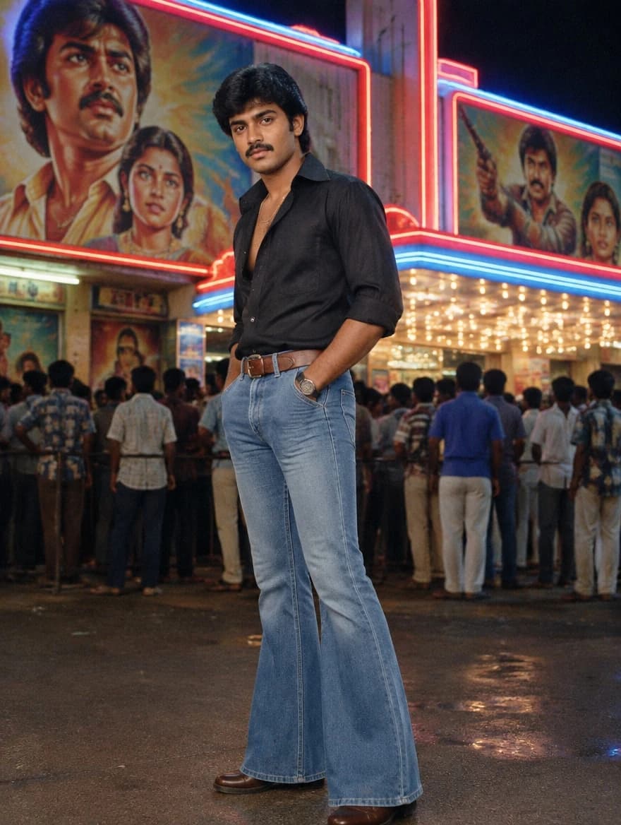 1985 Vintage Cinema Hall Candid