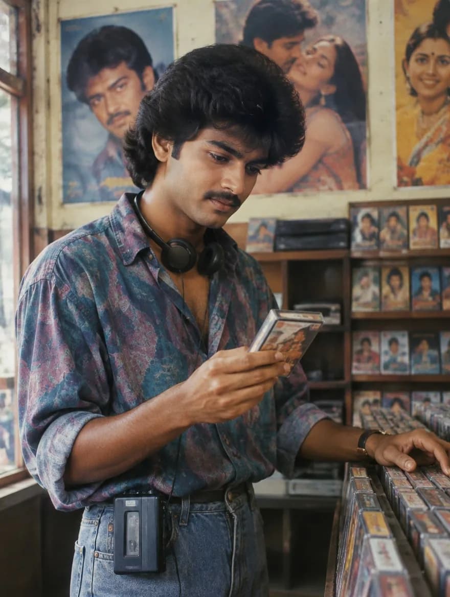 1990s Cassette Store Browsing